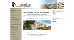 Desktop Screenshot of brfvinstocken.se